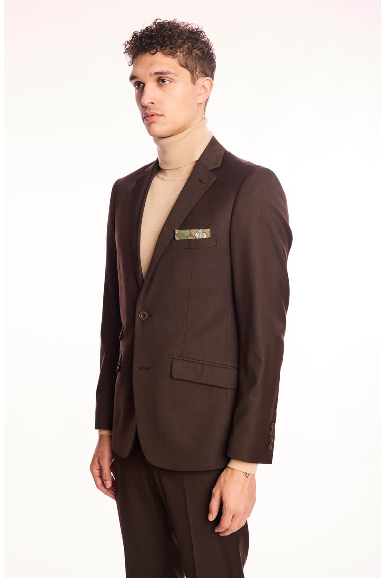 Dover Slim Fit Blazer, Alternate, color, DARK CHOCOLATE