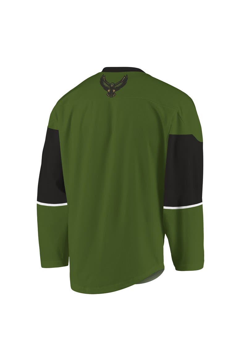 Men's Green/Black Rochester Knighthawks Replica Jersey, Alternate, color, Green