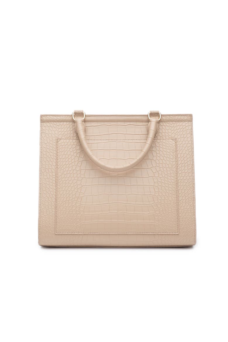 THE LARGE LUNCHER, Alternate, color, Cream Croc