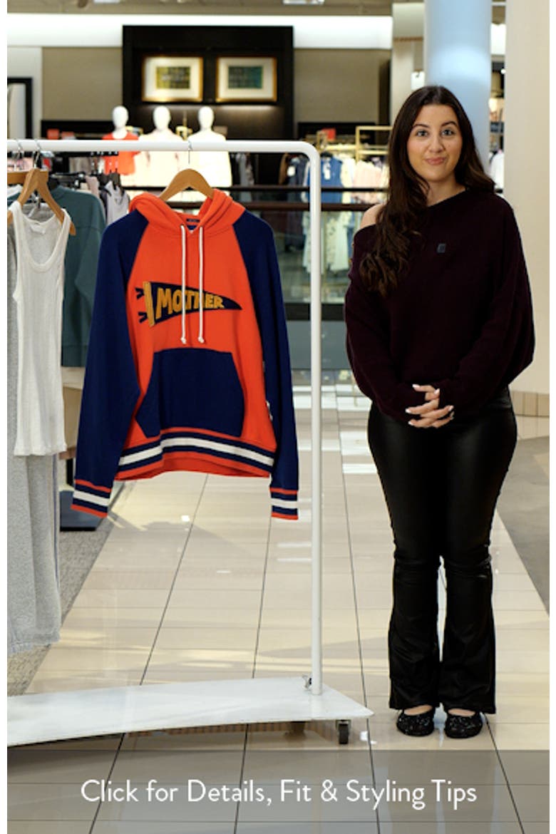 The Square Colorblock Appliqué Cotton Hoodie video