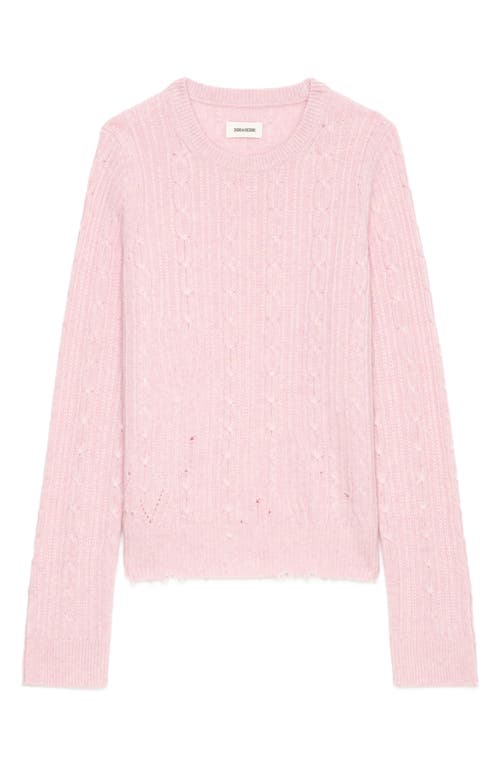 Zadig & Voltaire Jonasson Cashmere Sweater In Boudoir