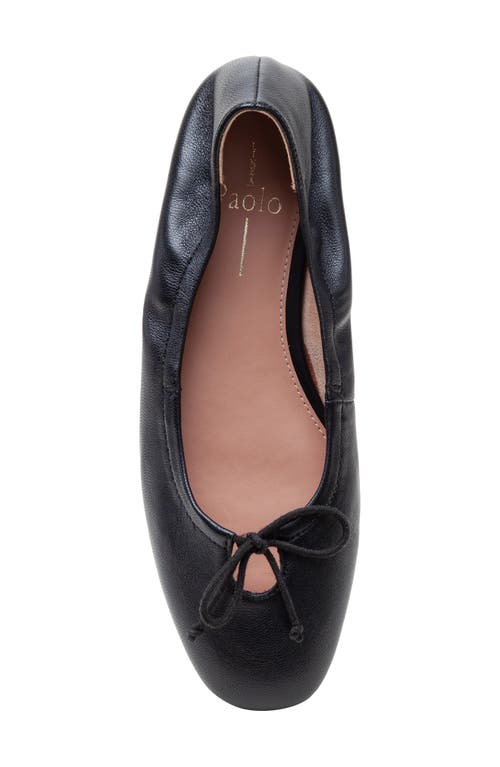 Shop Linea Paolo Mila Ballerina Flat In Black