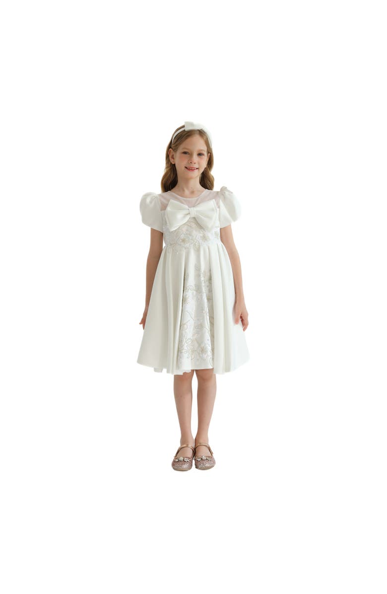 Tulleen Leona Dress, Alternate, color, Ivory