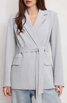 Essential Belted Suit Blazer