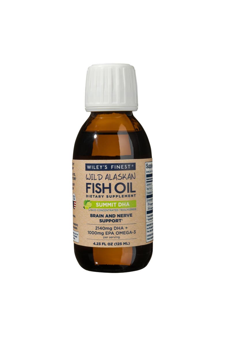 Fish Oil DHA Liquid Supplement with Omega-3s - Citrus Flavored Liquid Supplement - 25 Servings, Main, color, None