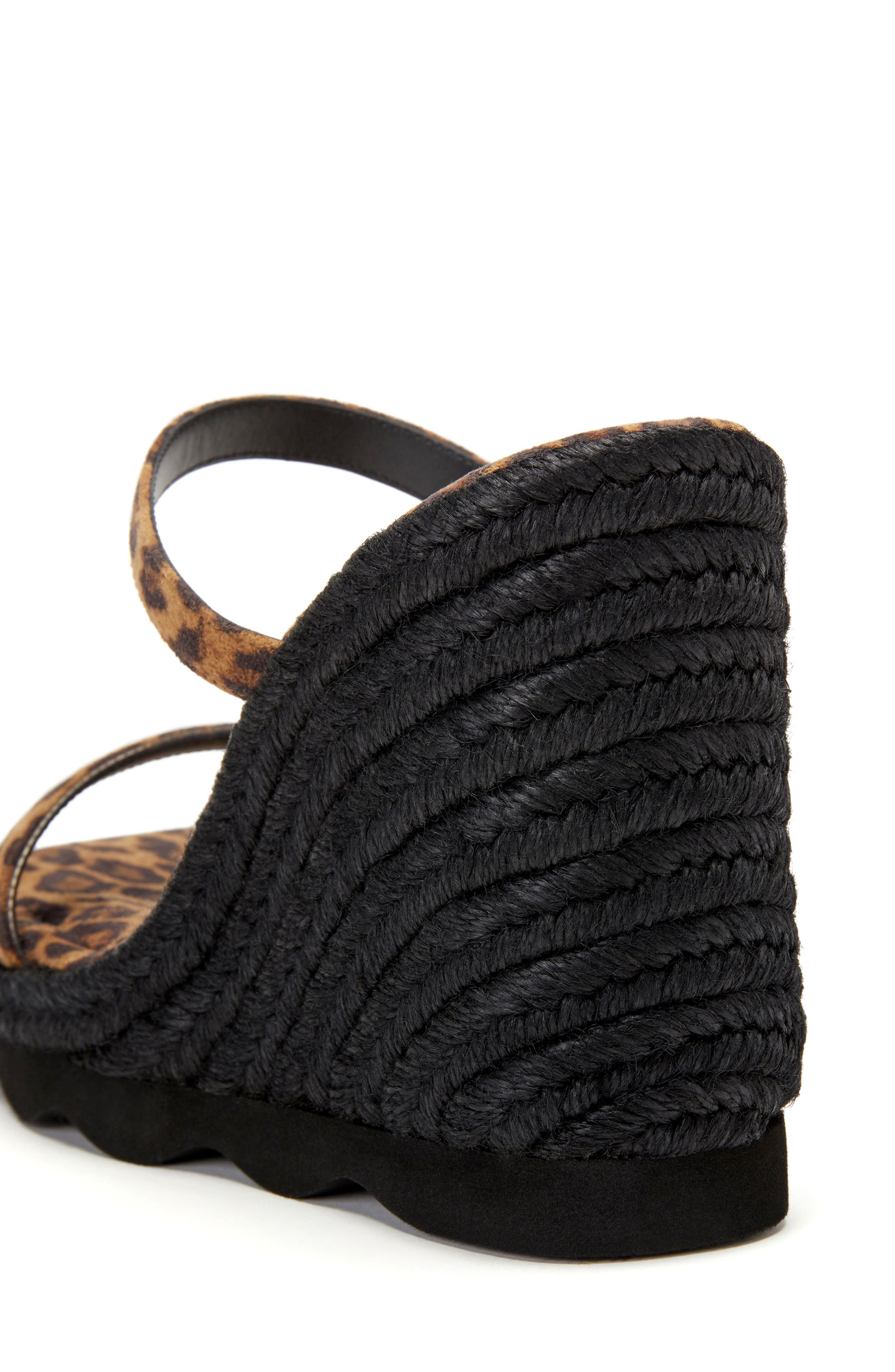 Good American Espadrille Wedge Sandal, Alternate, color, 