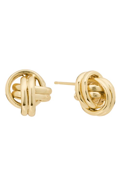 Athra Luxe Knot Stud Earrings