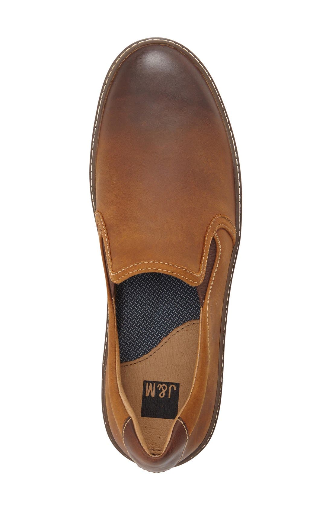 Johnston & Murphy 'McGuffey' Slip-On, Alternate, color, Tan Calfskin