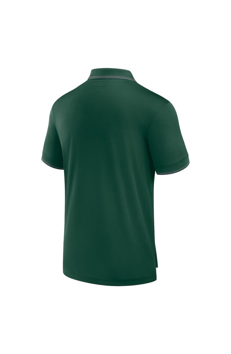 Fanatics Signature Men's Fanatics Signature Green Green Bay Packers Pique Polo Shirt, Alternate, color, Green