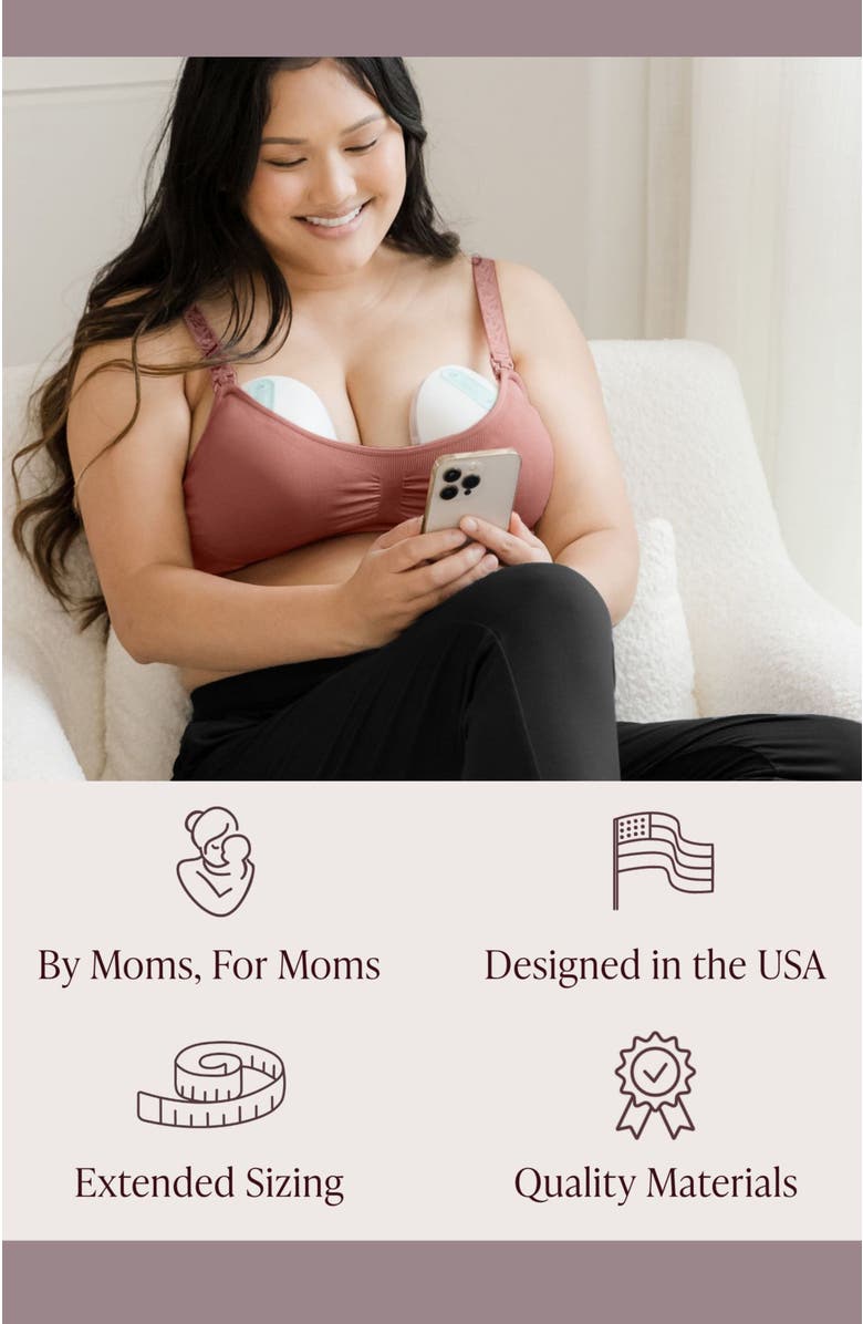 Kindred Bravely Busty Sublime Nursing Bra - Fits Sizes 30E-46H, Alternate, color, Redwood