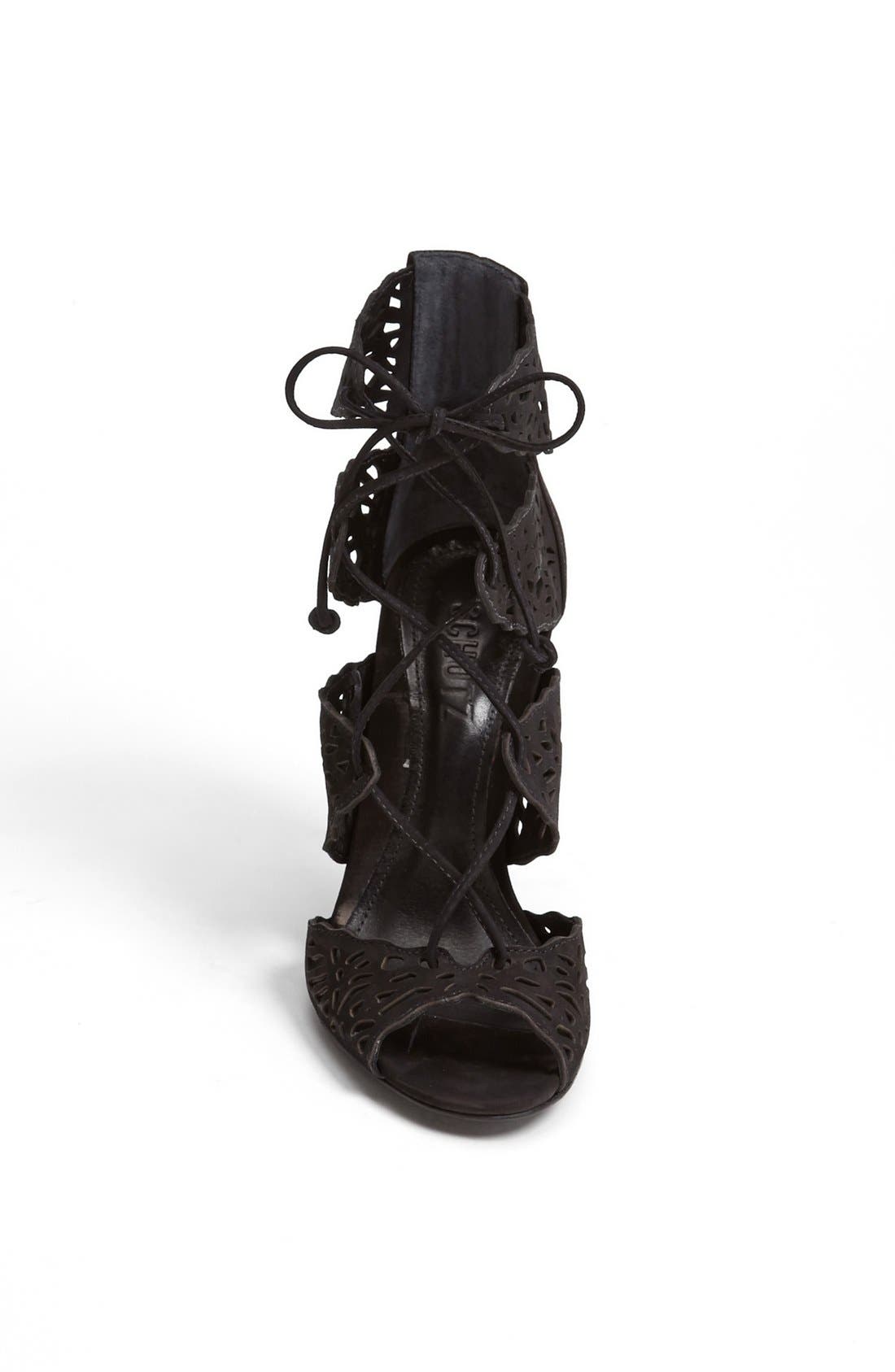 Schutz 'Ciara' Perforated Sandal, Alternate, color, 