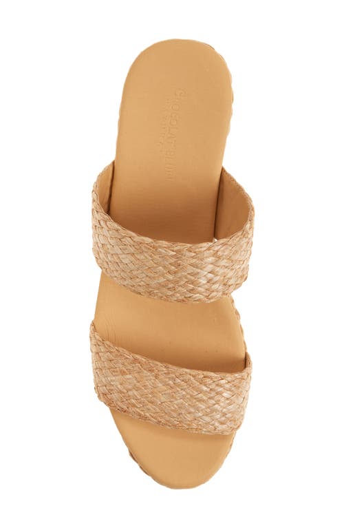 CHOCOLAT BLU CHOCOLAT BLU FARRA PLATFORM WEDGE SLIDE SANDAL 