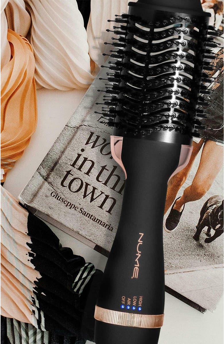 NUME Aero Blow Dryer Brush 3-inch Volumizing Hot Air Brush, Alternate, color, Black