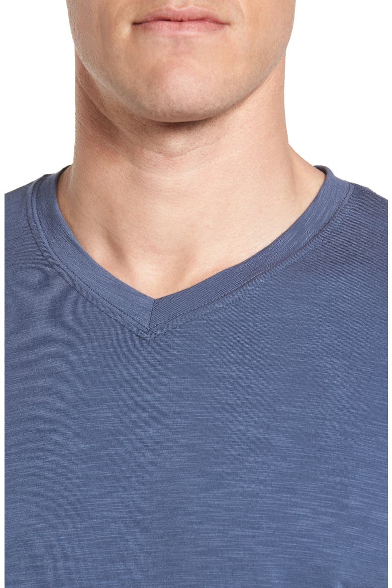 Cloud Trim Fit Slubbed T-Shirt, Alternate, color, BLUE INDIGO