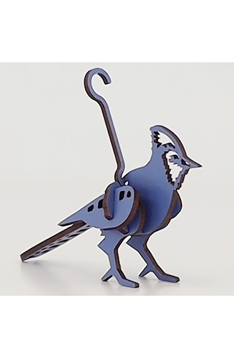 Little & Wood Woodlet Blue Jay 3D Wooden Kit Set, Ages 6+, Alternate, color, Multicolored