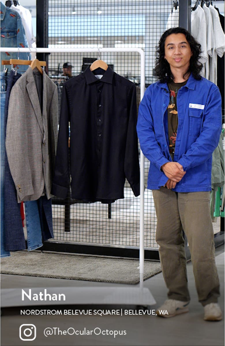 Contemporary Fit Twill Dress Shirt, sales video thumbnail