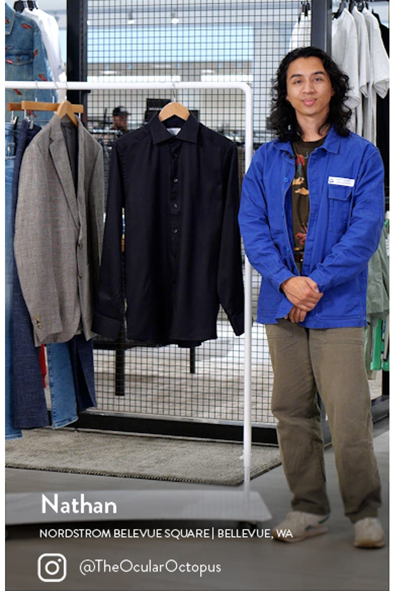 Contemporary Fit Twill Dress Shirt video