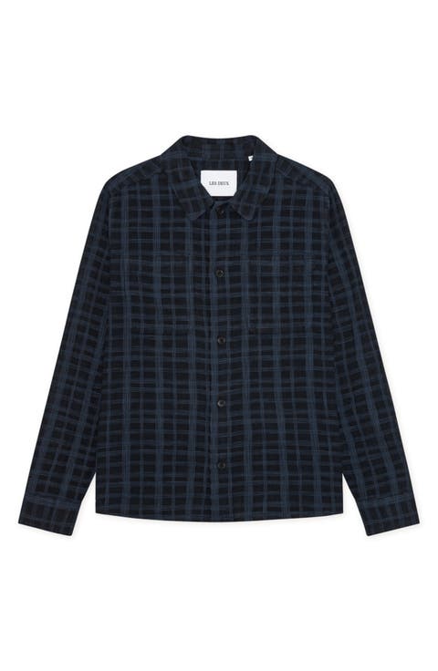Texture Slub Cotton Overshirt