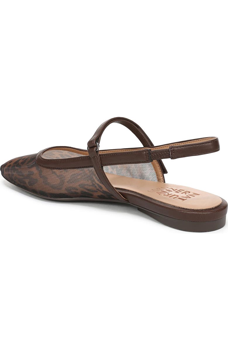 Naturalizer Connie Slingback Flat, Alternate, color, Dark Brown/ Black