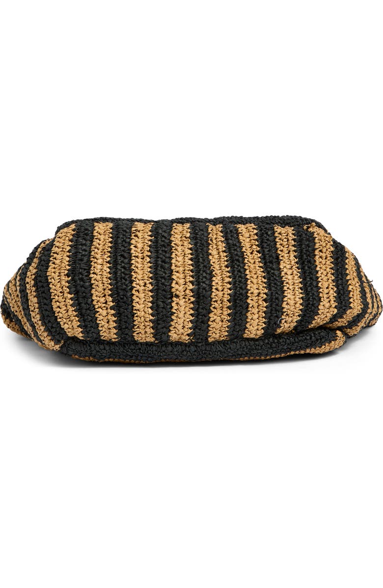 Collection XIIX Stripe Raffia Tote Bag, Alternate, color, Rust Multi