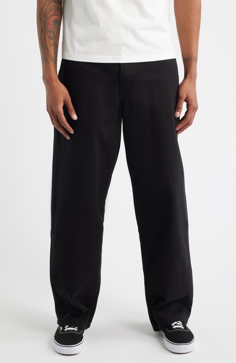 Vans Check-5 Baggy Jeans, Main, color, Black