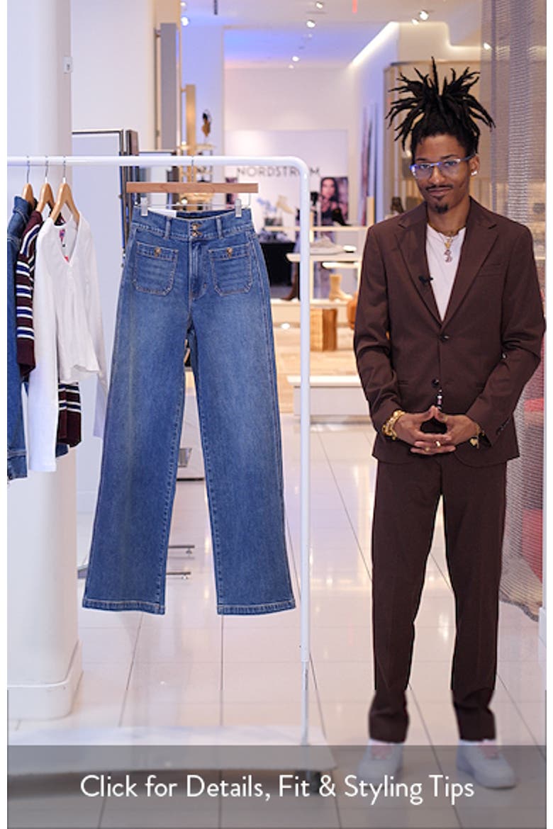 Taylor High Waist Wide Leg Jeans video