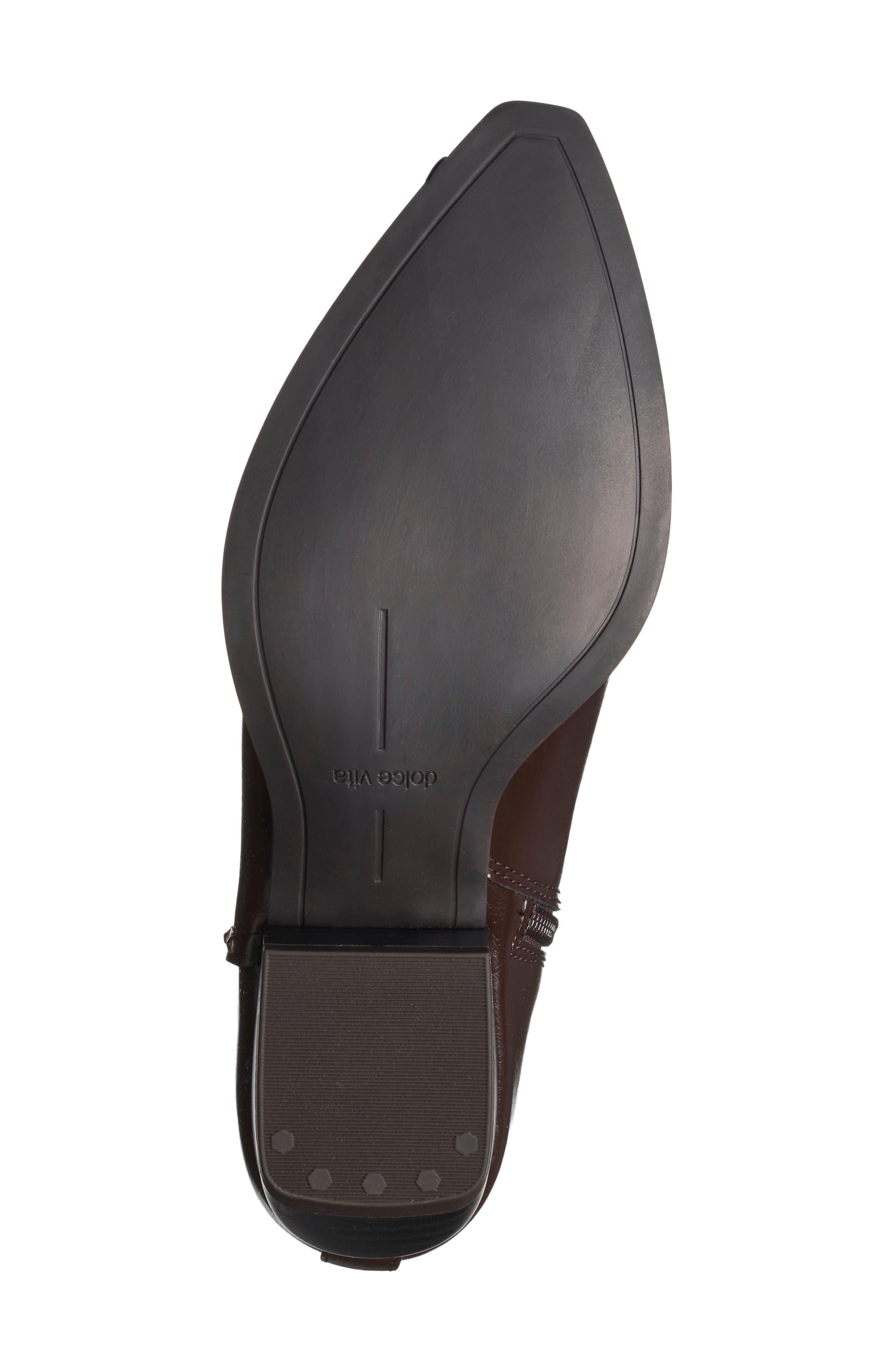 Tazzy Stud Faux Leather Bootie, Alternate, color, ESPESSO STUDDED STELLA