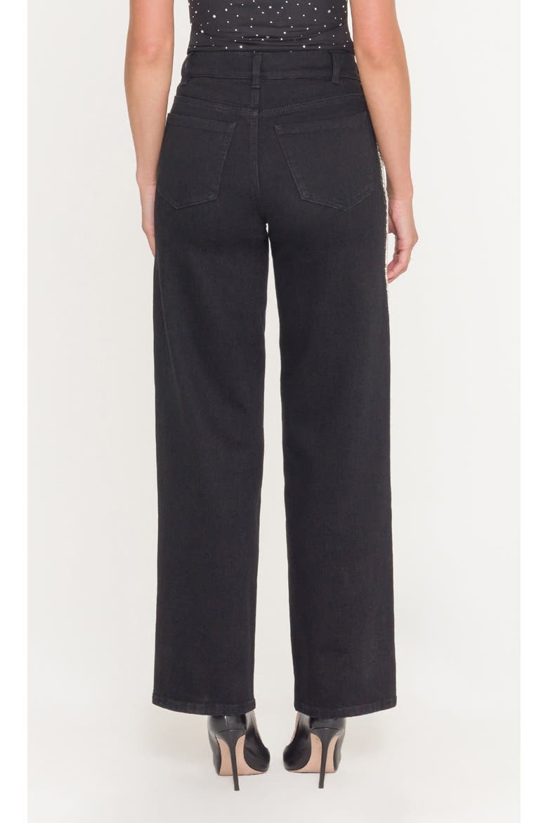 Erika Crystal Jeans, Alternate, color, Black