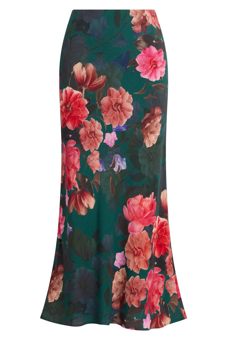 The Favorite Midi Skirt, Alternate, color, GEMSTONE FLORAL