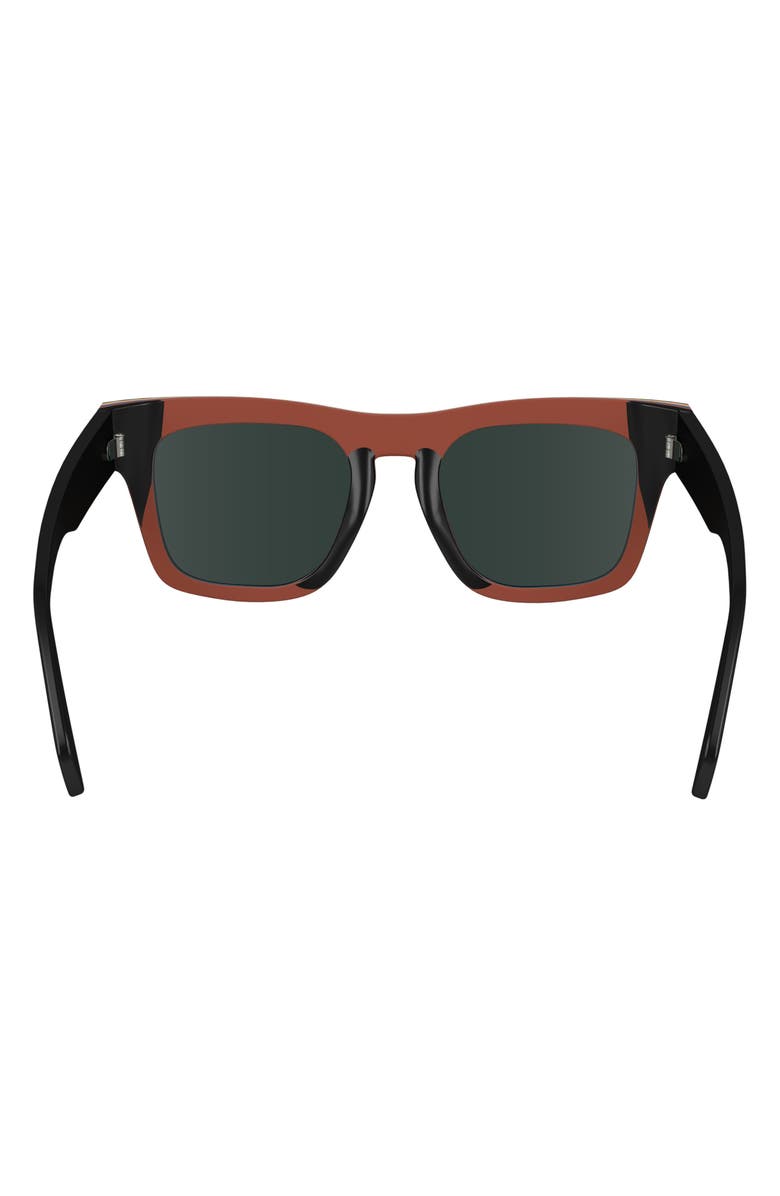 Paul Smith Kramer 51mm Rectangular Sunglasses, Alternate, color, Black Multi-Stripe
