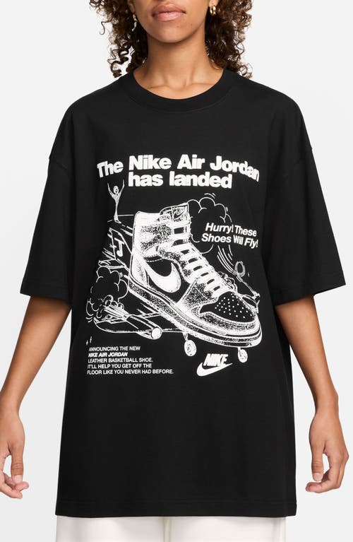 JORDAN JORDAN OVERSIZE COTTON GRAPHIC T-SHIRT