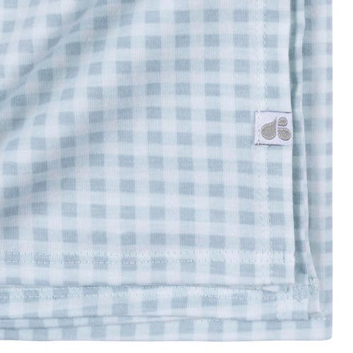 Just Born Swaddle Blanket & Hat Set, One Size In Blue