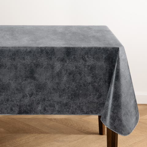 Mesa Marble Printed Vinyl Indoor/outdoor Tablecloth