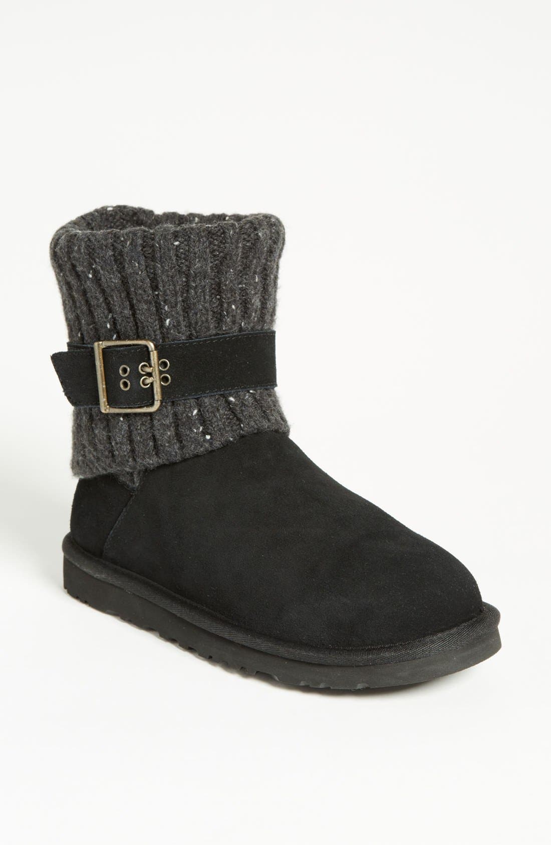'Cambridge' Boot, Main, color, BLACK