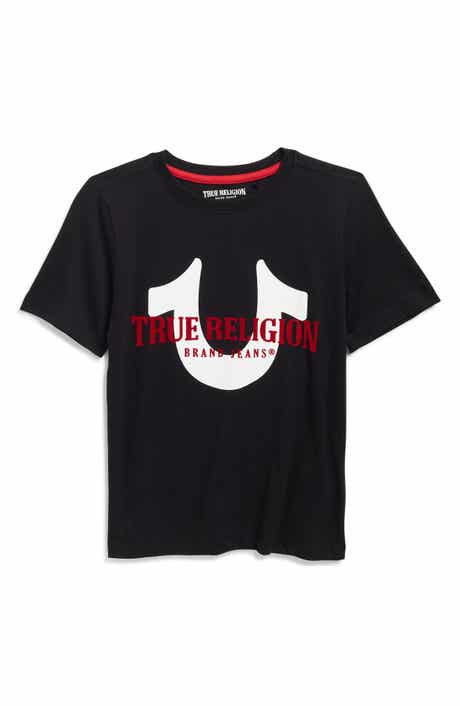 True Religion Kids' Horseshoe Cotton Graphic T-Shirt