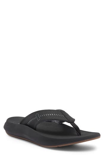 Reef Swellsole Rover Flip Flop In Black