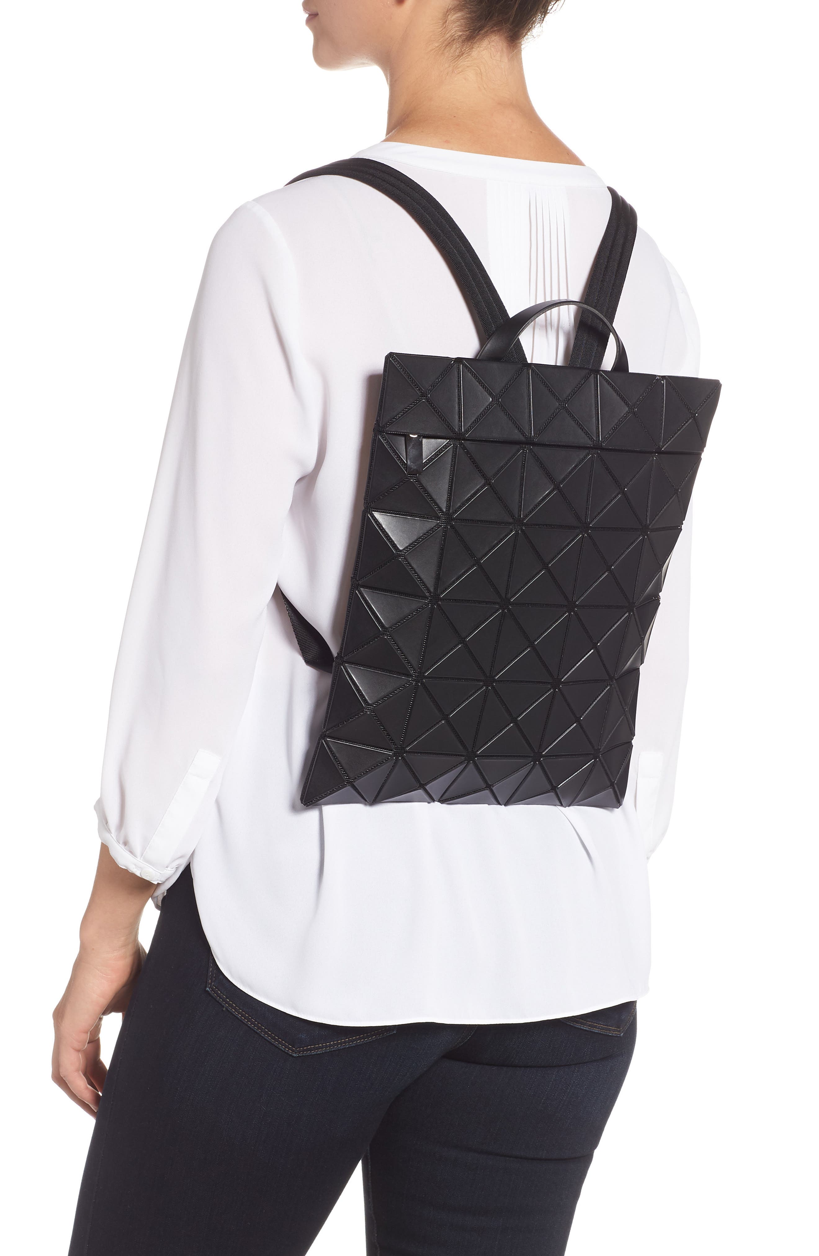 Bao Bao Issey Miyake Flat Backpack, Alternate, color, 