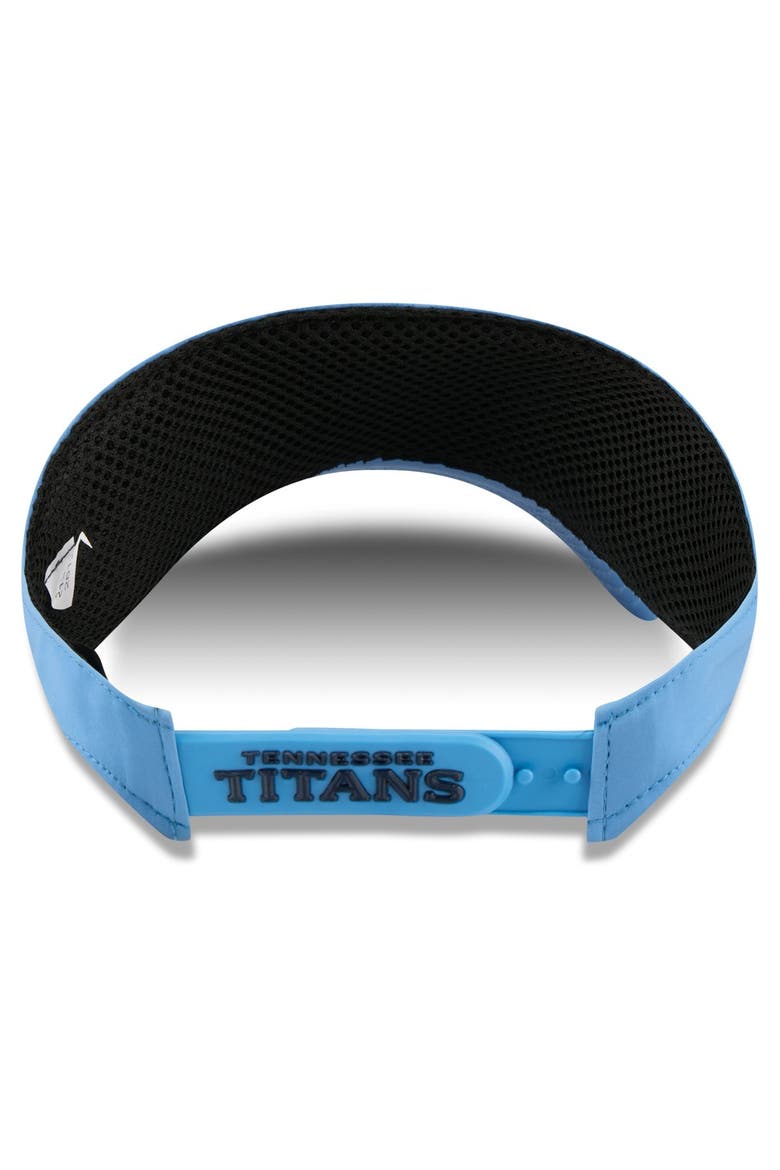 Men's New Era Light Blue Tennessee Titans 2026 Sideline Adjustable Visor, Alternate, color, Light Blue
