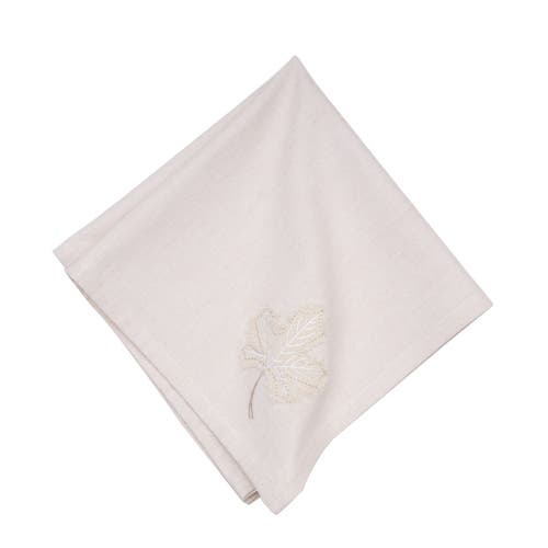 C & F Home C&f Home Neutral Maple Leaves Napkins Set Of 6 In Neutral