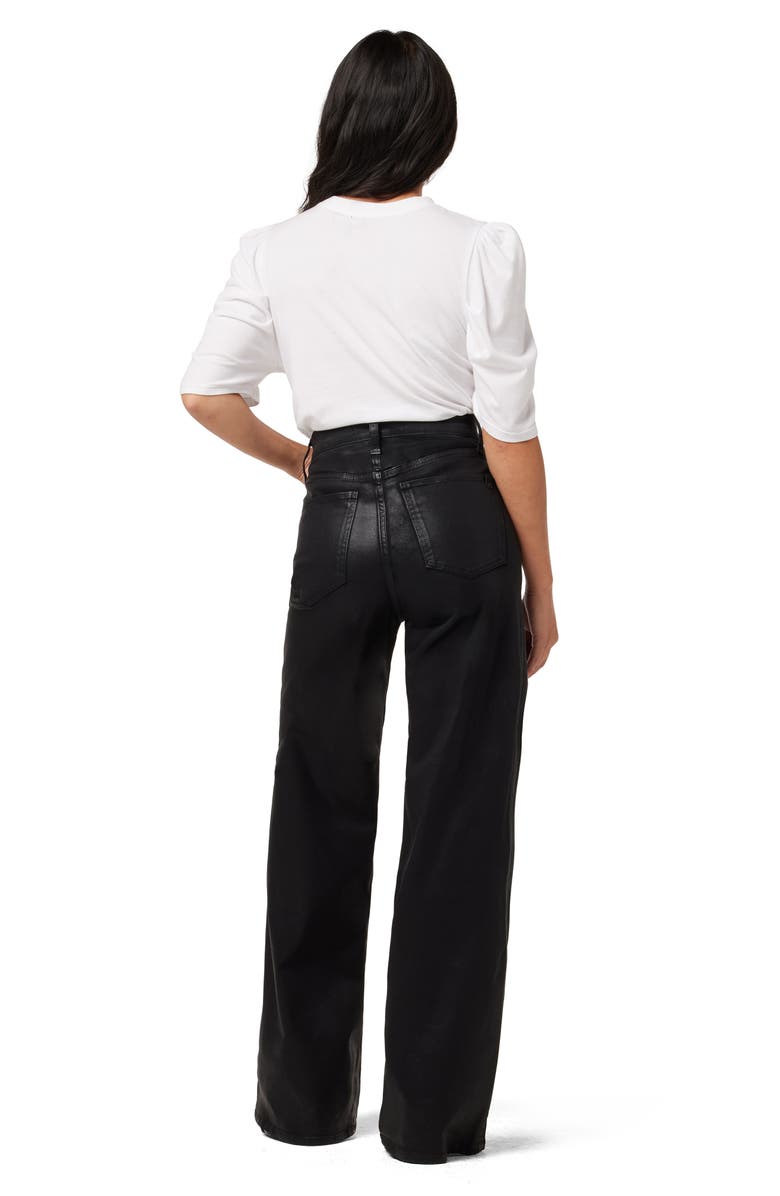 Joe's The Mia Coated High Waist Wide Leg Jeans, Alternate, color, 