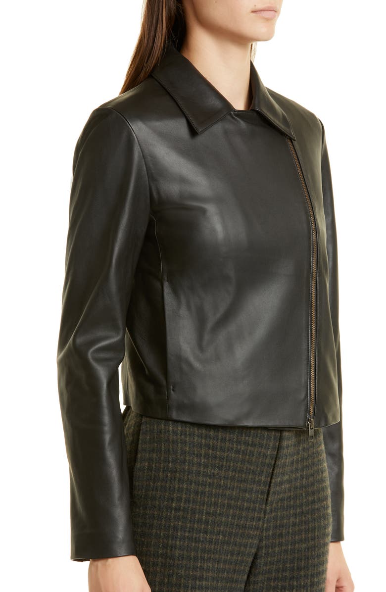 Vince Leather Moto Jacket, Alternate, color, 