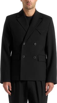 Manière De Voir Didier Double Breasted Tailored Suit Jacket