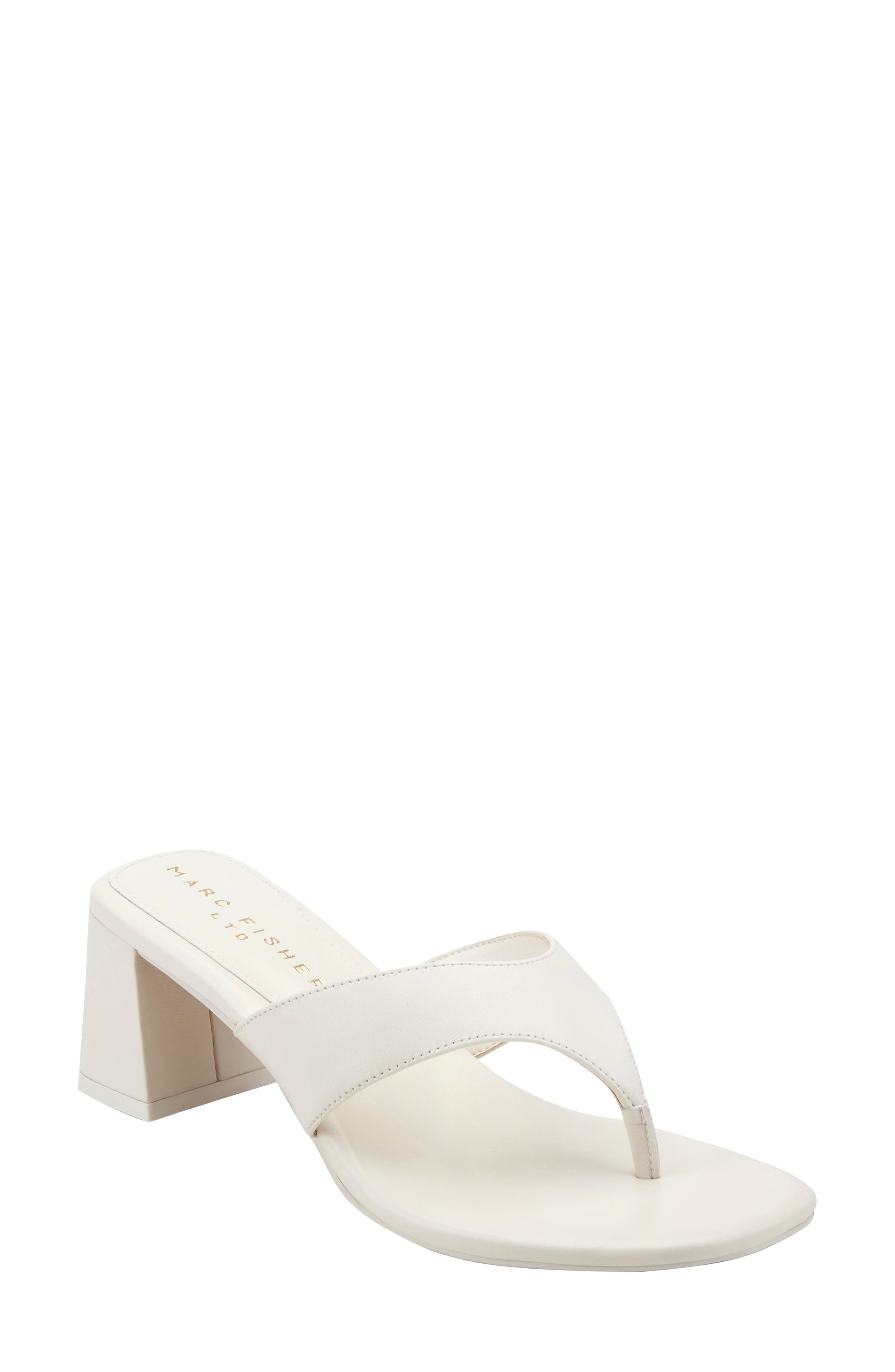 Marc Fisher LTD Arcee Sandal, Main, color, Ivory
