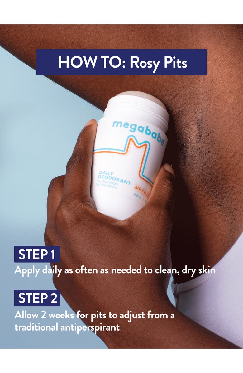 Megababe Rosy Pits Aluminum Free Deodorant, Alternate, color, 