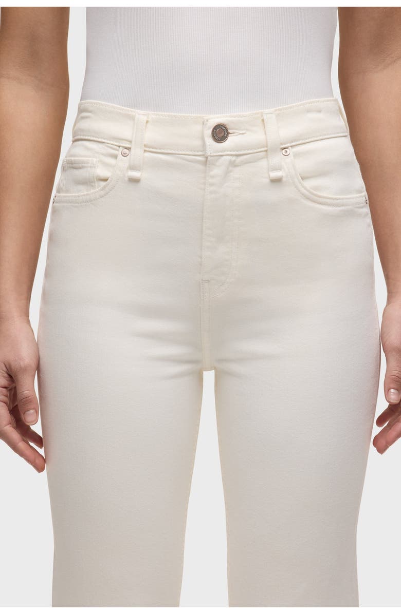 Hudson Jeans remi high-rise straight ankle, Alternate, color, Ecru