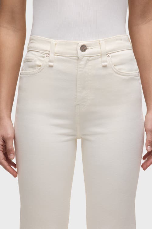 Hudson Remi High Rise Straight Ankle Jeans In Ecru