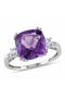  Amethyst/White Gold