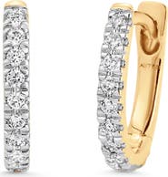 Sara Weinstock Dujour Pavé Diamond Hoop Earrings