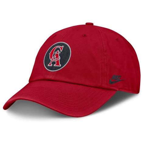 Men's Nike Red California Angels Club Adjustable Hat