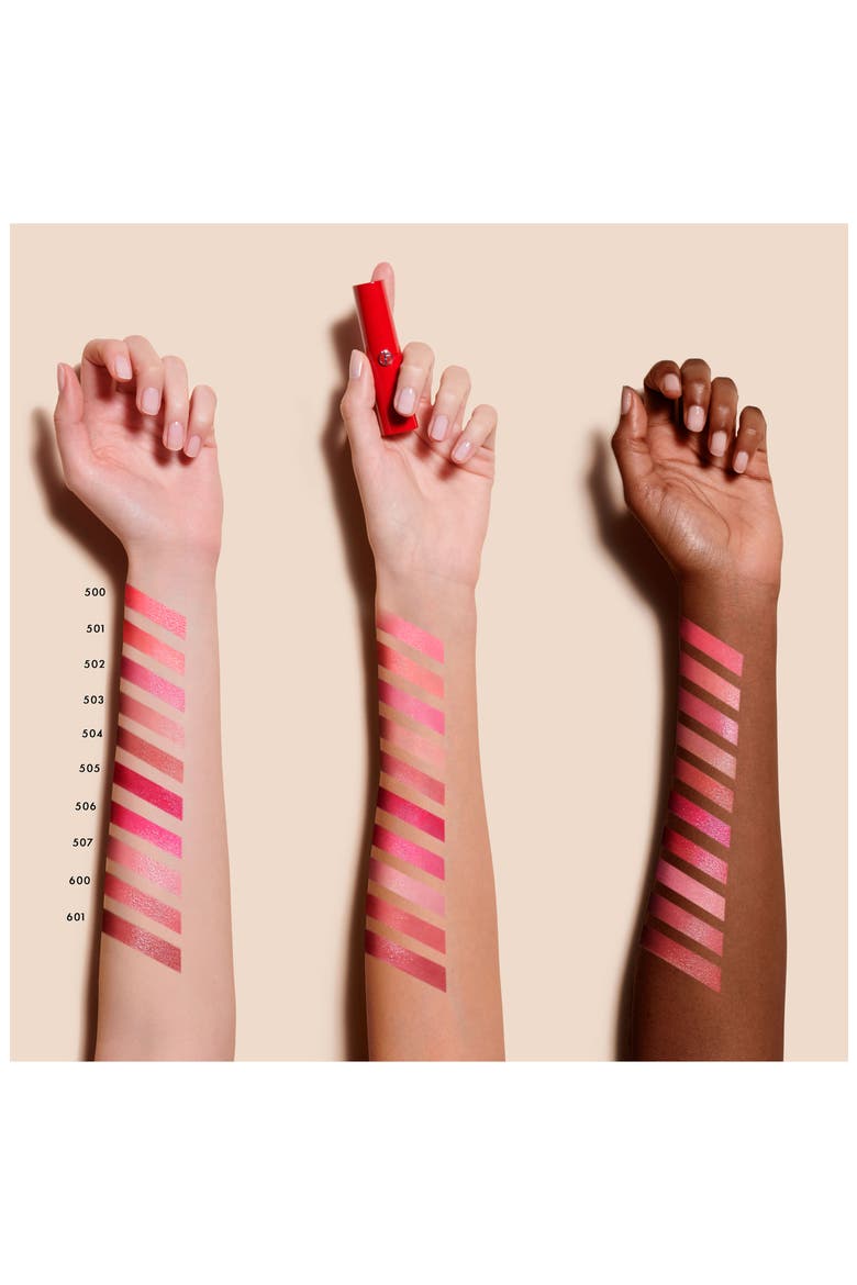 Giorgio Armani Ecstasy Shine Lipstick, Alternate, color, 600 GARCONNE